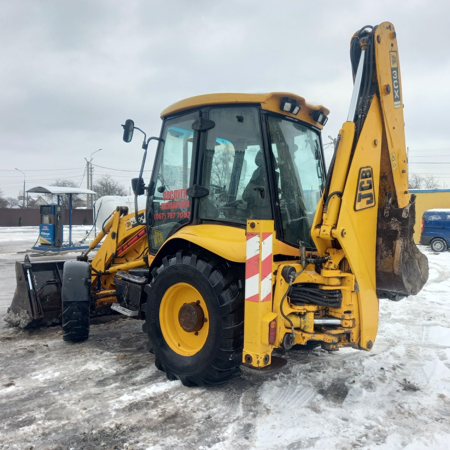 Екскаватор погрущик JCB 3cx Житомир професійно  виконаємо роботу