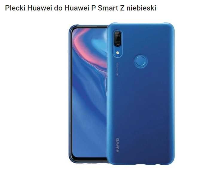 Plecki Huawei do Huawei P Smart Z niebieski