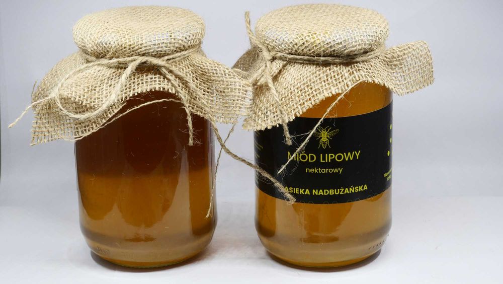 Miód Lipowy Naturalny 1,2KG WYSYŁKA GRATIS