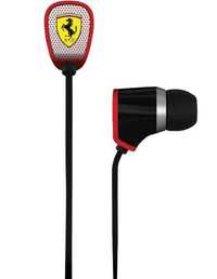 Earphones  - Scuderia Ferrari Collection R100i Black by Logic3