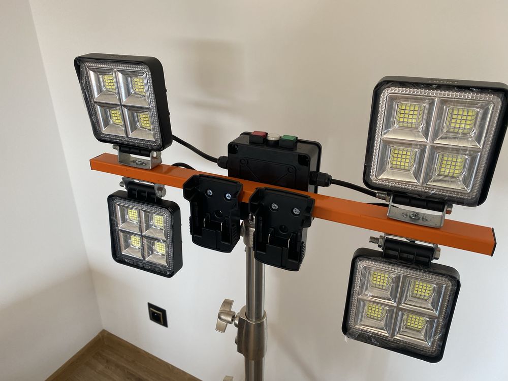 Lampa LED Milwaukee M18 2x akumulator, 28.800 lumen