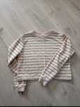 Kremowa bluza w paski
