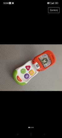 Zabawkowy telefon z klapką