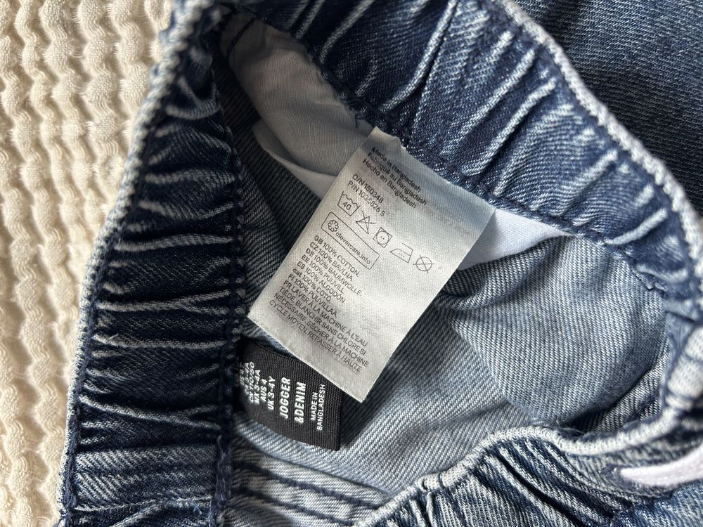 H&M spodnie hm dzinsy jeansy jeans 104 stan idealny