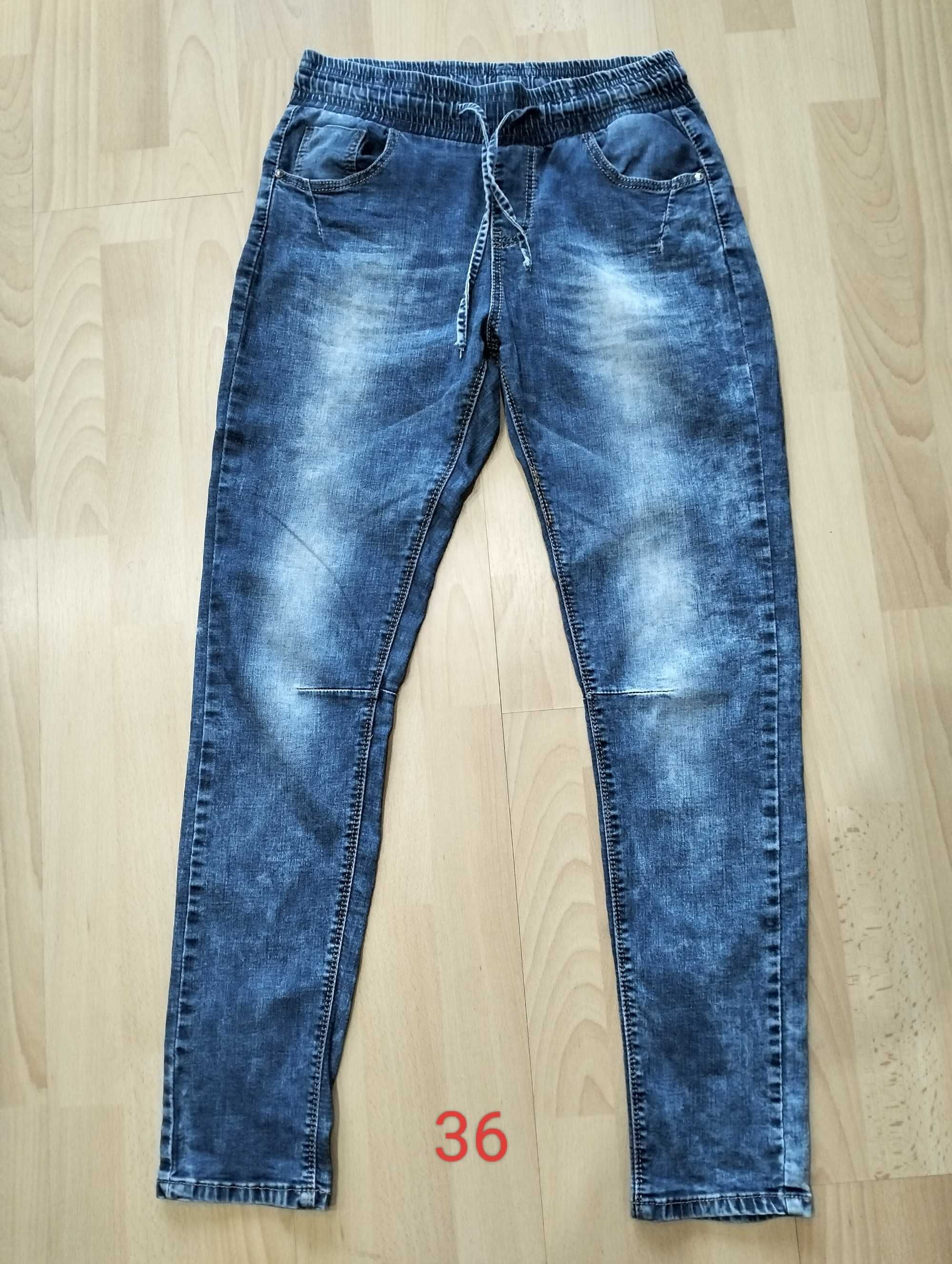 Damskie spodnie jeansy
