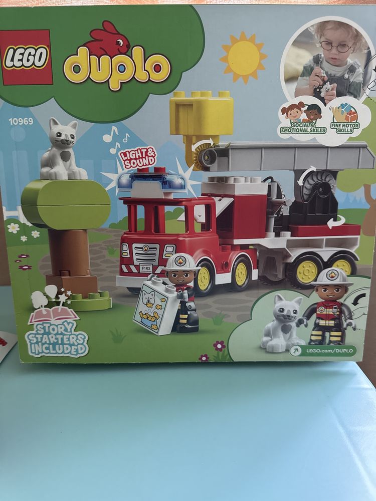 Lego duplo пожежна машина 2+