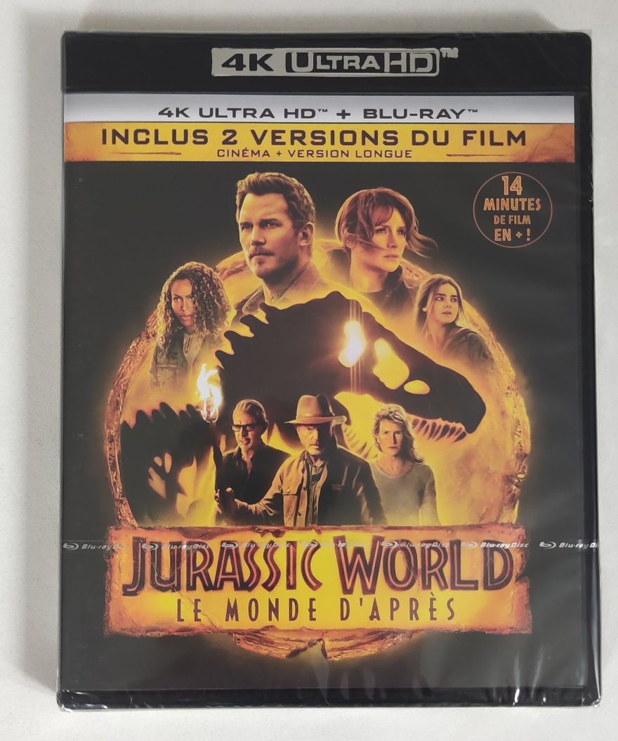 Jurassic World Dominion 4K Ultra HD + Blu-Ray Nowy Folia