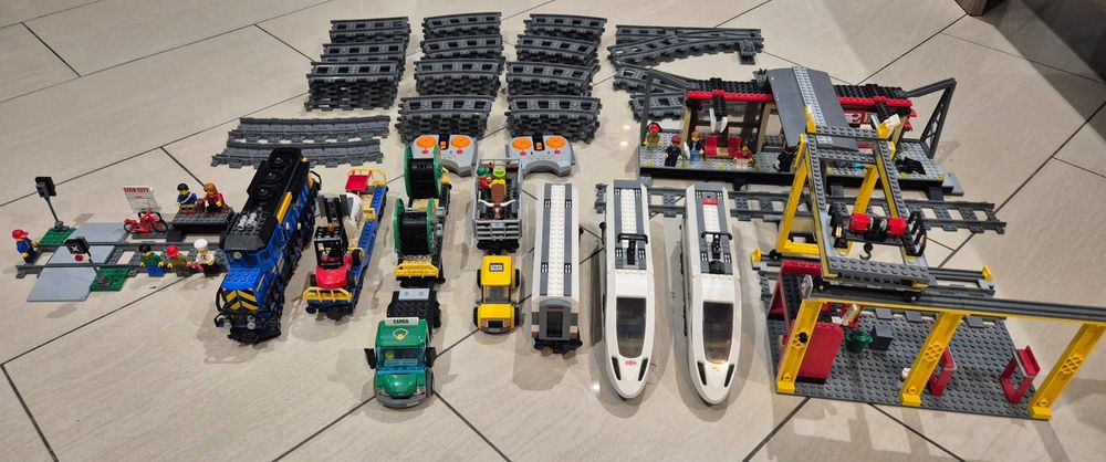 LEGO City 60050, 60051, 60052–kompletne, zbudowane, stan bardzo dobry