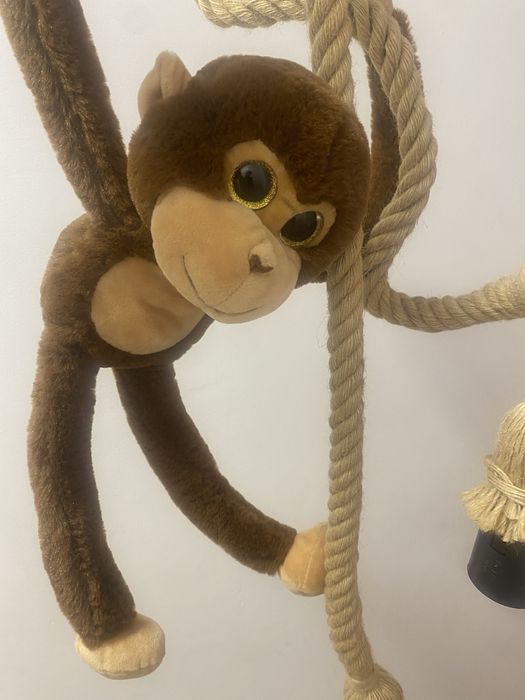 Lampa Małpa Szympans handmade jedyna w swoim rodzaju