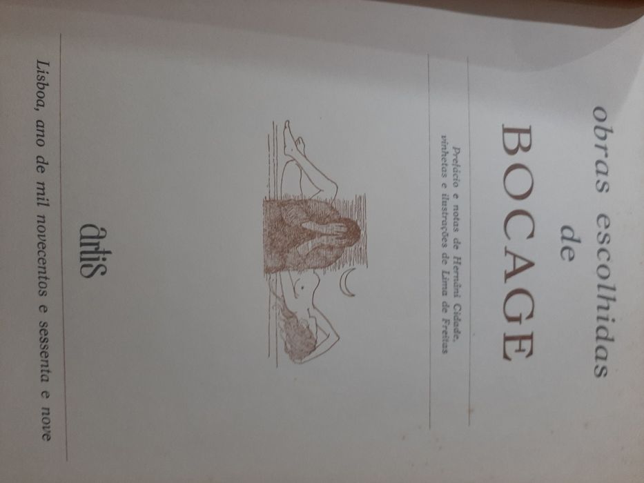 Obras Escolhidas de Bocage 1967 - 2 Volumes