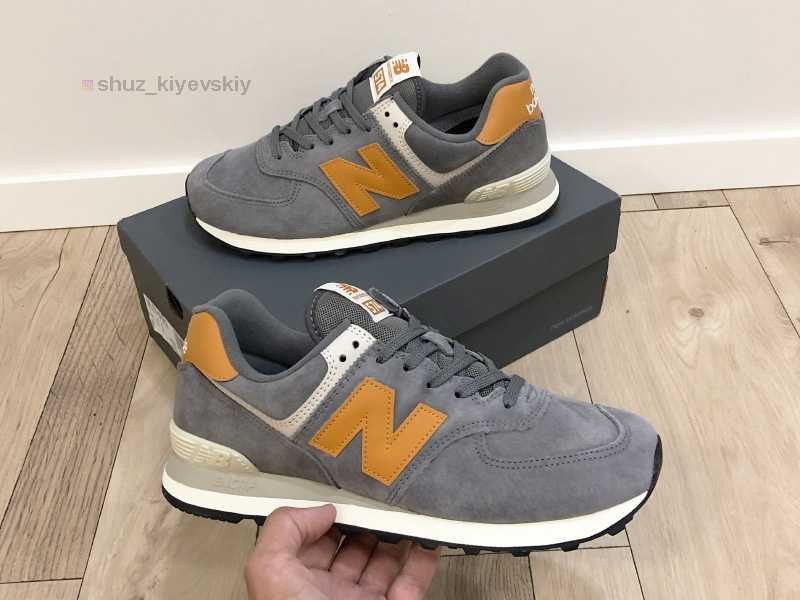 Замшевые Мужские Кроссовки 42 New Balance 574 Оригинал Новые Обувь +