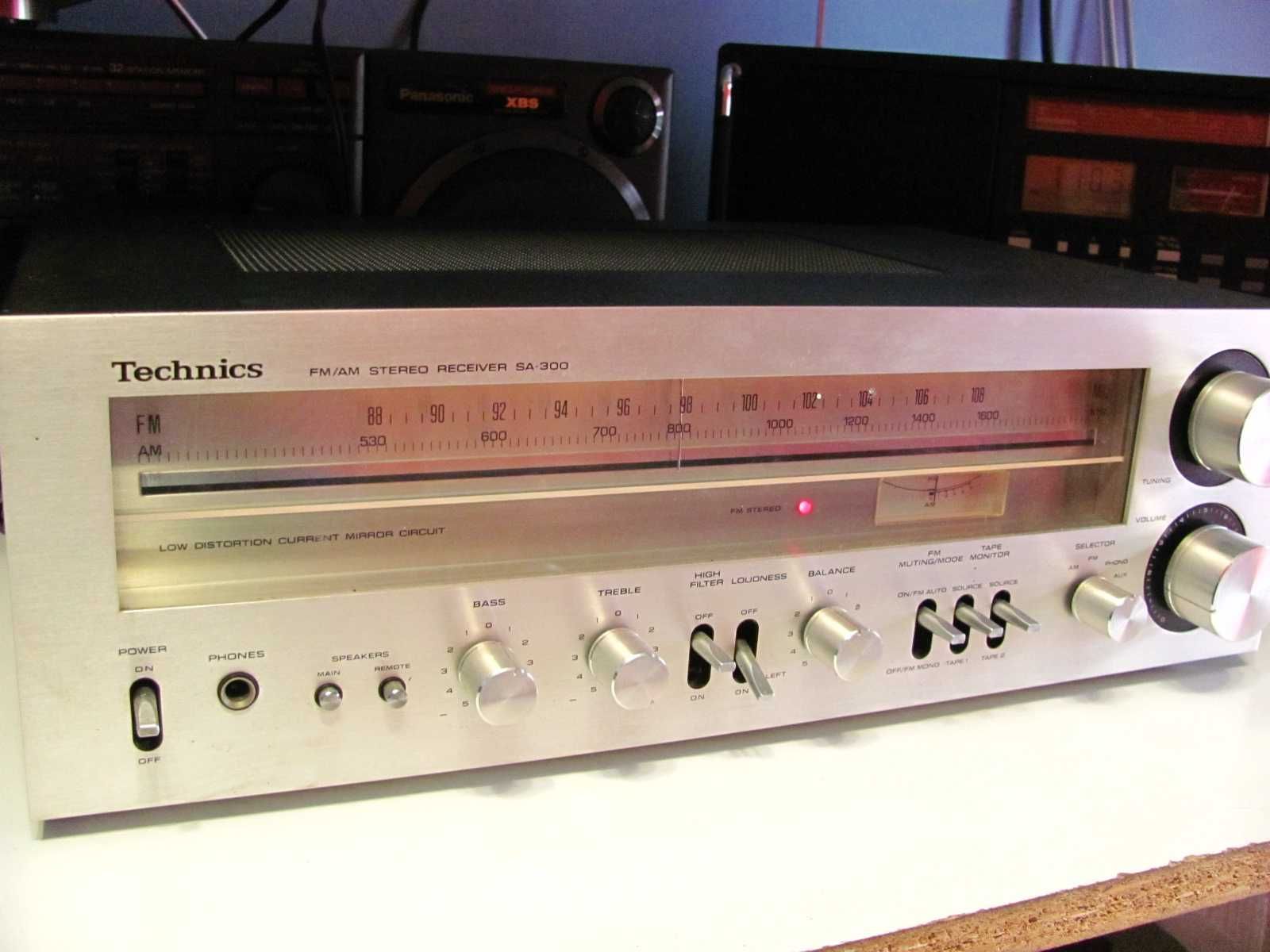Amplituner wzmacniacz stereo TECHNICS SA-300 - retro vintage