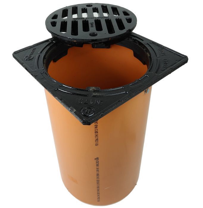 Pokrywa Studzienki Właz żeliwny D400 z teleskopem na rurę 315mm 40T