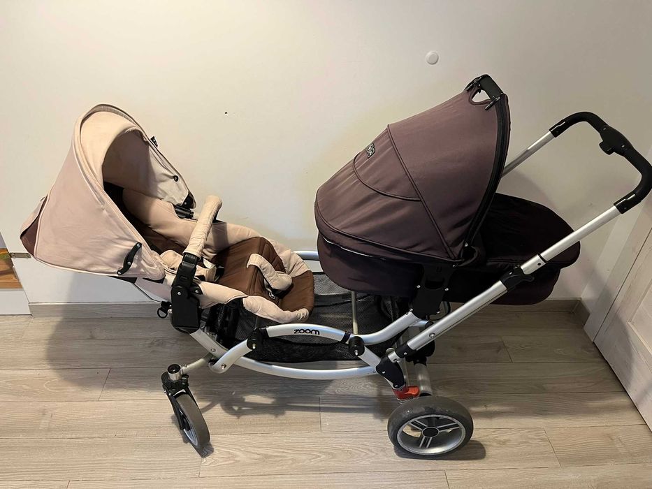 wózek dziecięcy rok po roku podwójny zoom abc design