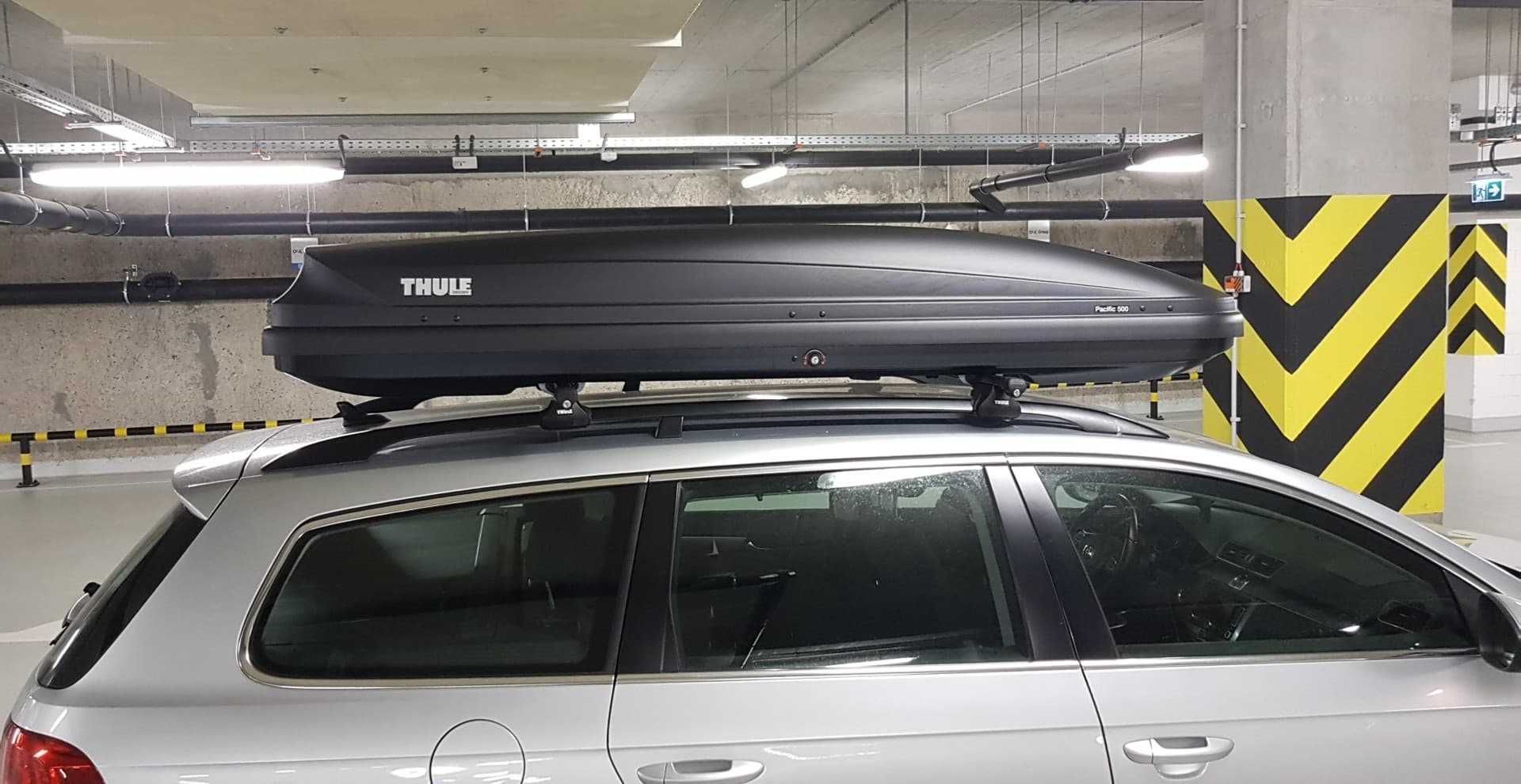 THULE Force XT Touring bagażnik box dachowy belki rower uchwyt narty