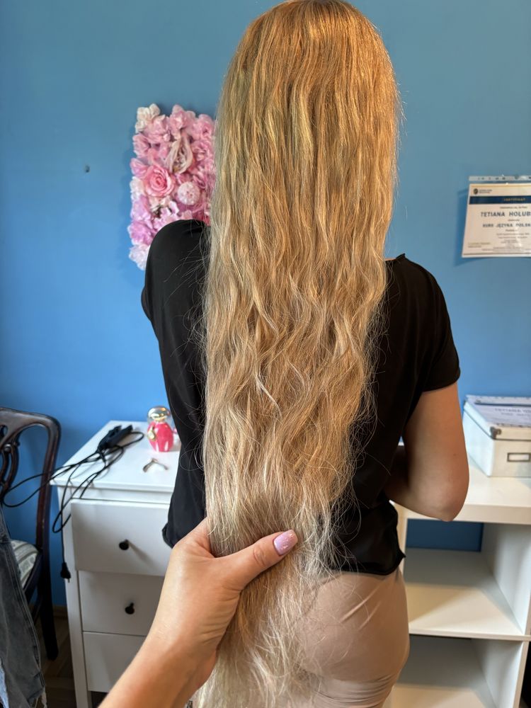 Bioproteinowe włosy. Dla zalożenia metodą kerotynową lubHollywood Hair