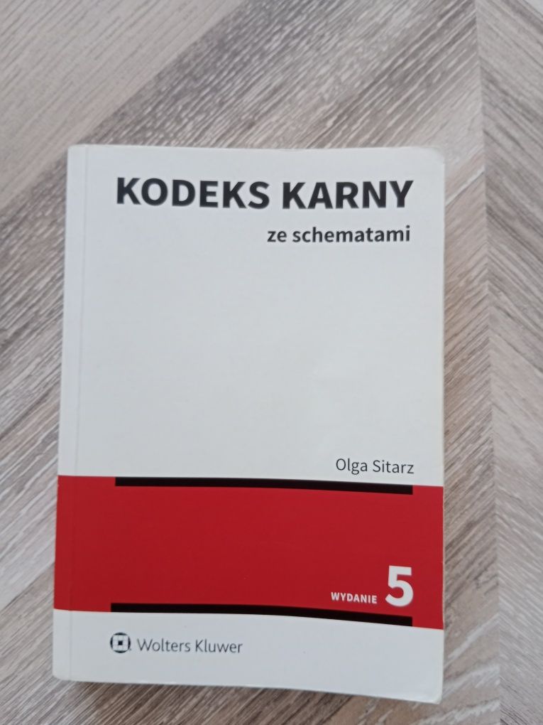 Kodeks karny że schematami 2020
