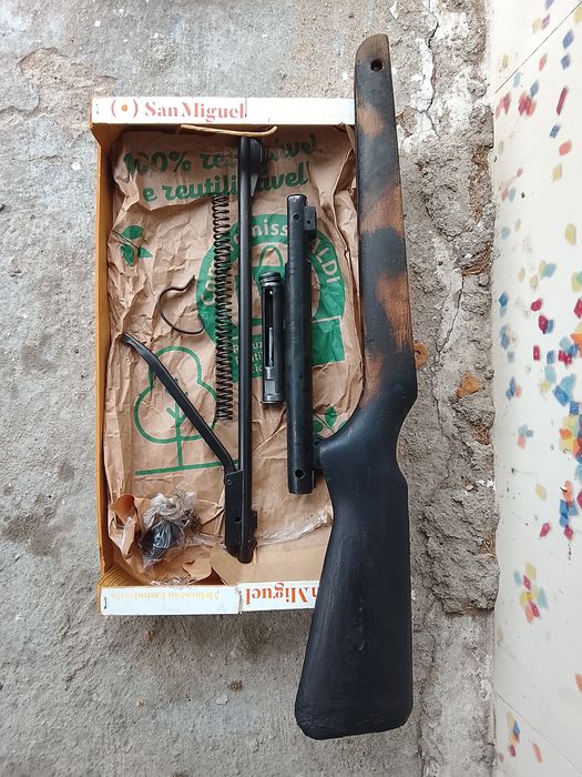 Pressão de ar 4,5 antiga a funcionar