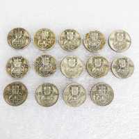 14 moedas de prata 10 Escudos de 1955