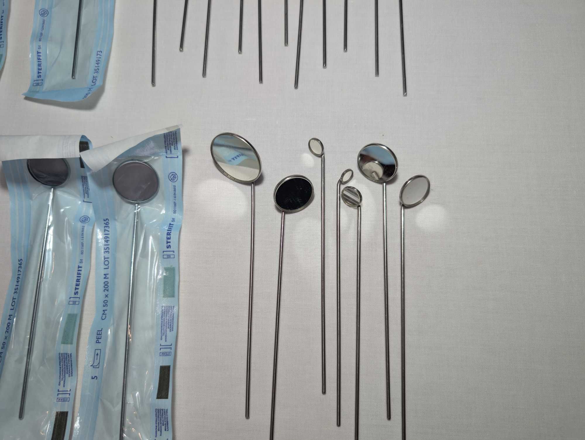 Lote de Espelhos Dentários