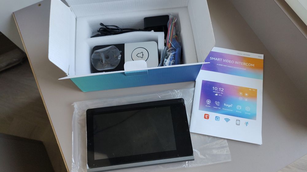 Відеодомофон Tuya з нічним баченням SMART VIDEO INTERCOM — WiFi