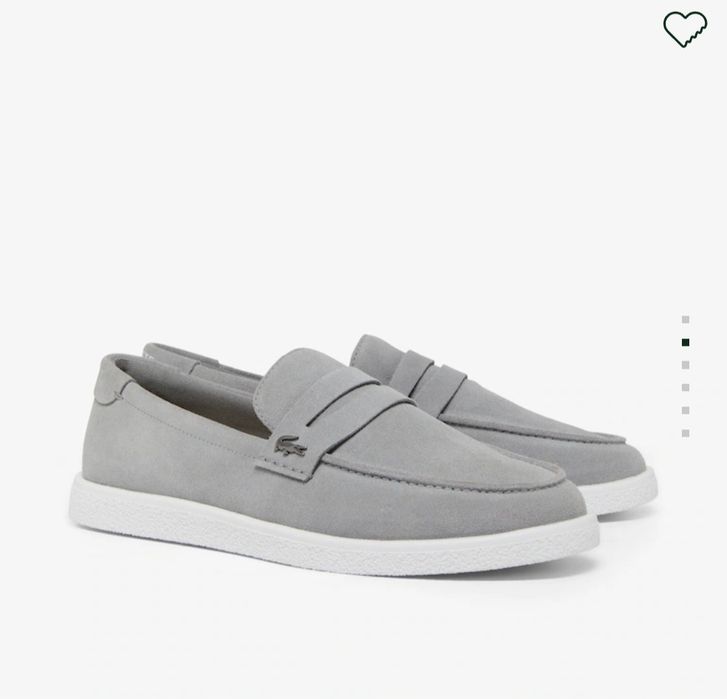 Продам замшеві Орегінальні Лофери Lacoste