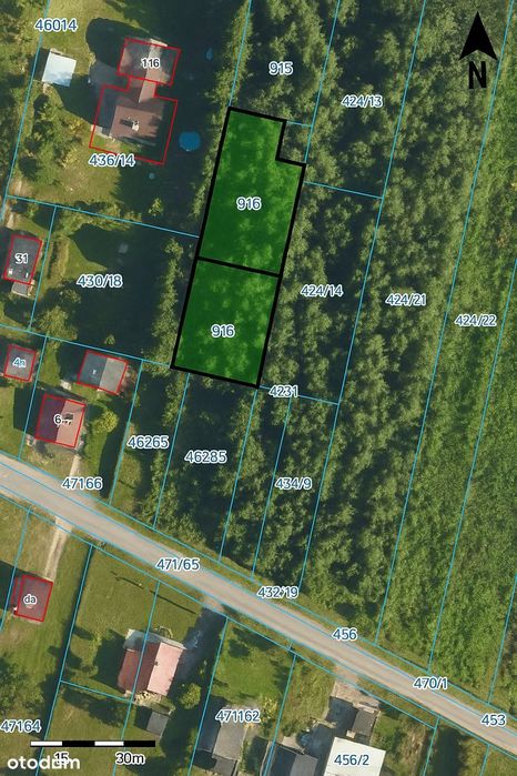 Działka inwestycyjna z PnB na 4 lokale