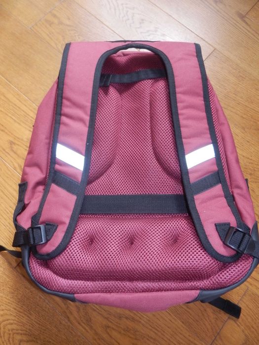 Plecak BIG MAC bordowa baza + 2 nakładki Elsa, Ogon Syreny