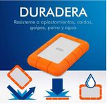 Rugged Mini 5TB, disco duro externo portátil, 2.5", para PC Mac iPad