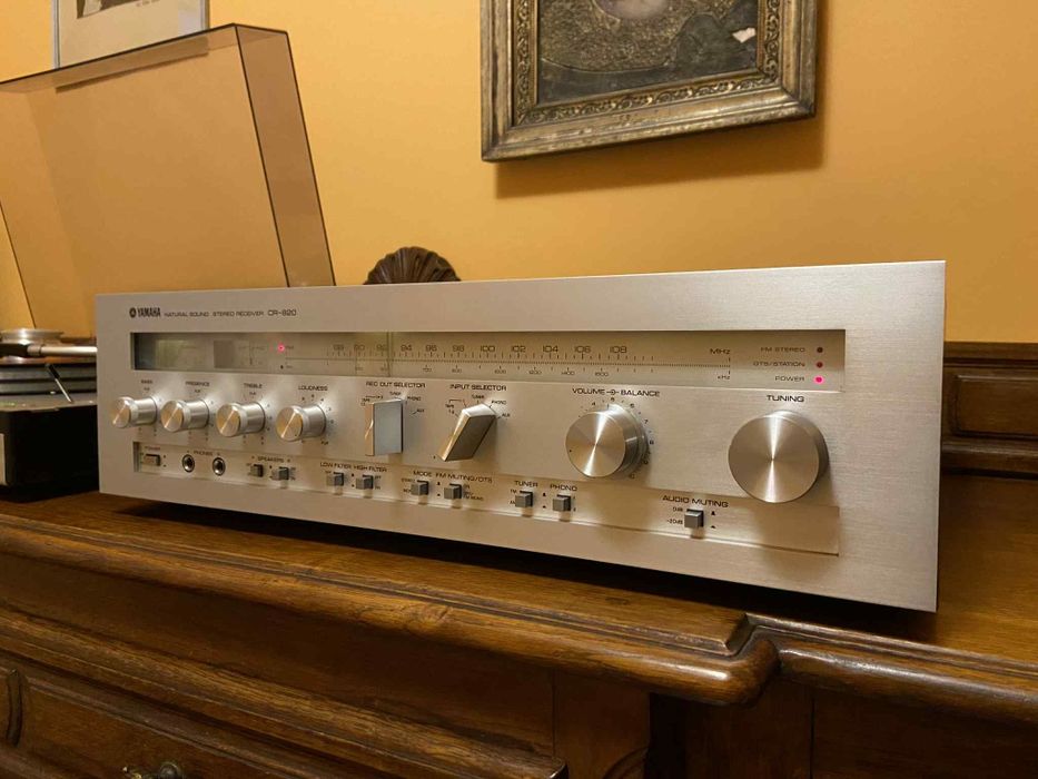 Kultowy amplituner Yamaha CR-820, piękny stan, vintage, wysoki model