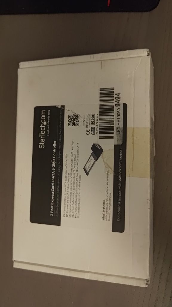 Karta rozszerzeń do laptopa Startech eSATA ExpressCard 6Gbps Kontroler