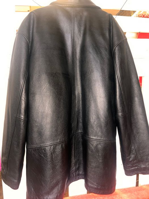 Шкіряна чоловіча зимова (демісезонна) куртка