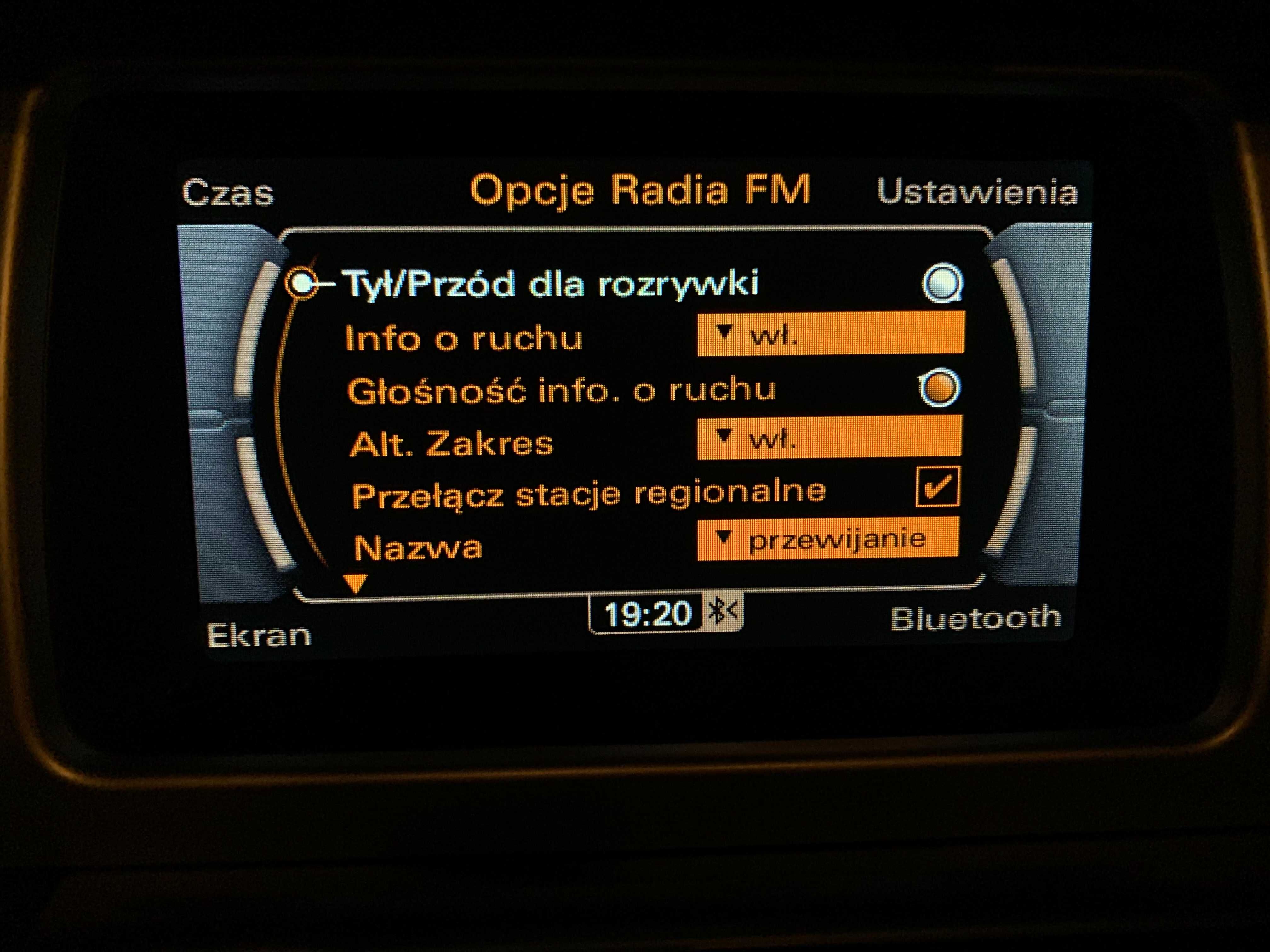 Menu Polskie Nawigacja AUDI MMI 3G A8 A7 A6 A4 A5 USA