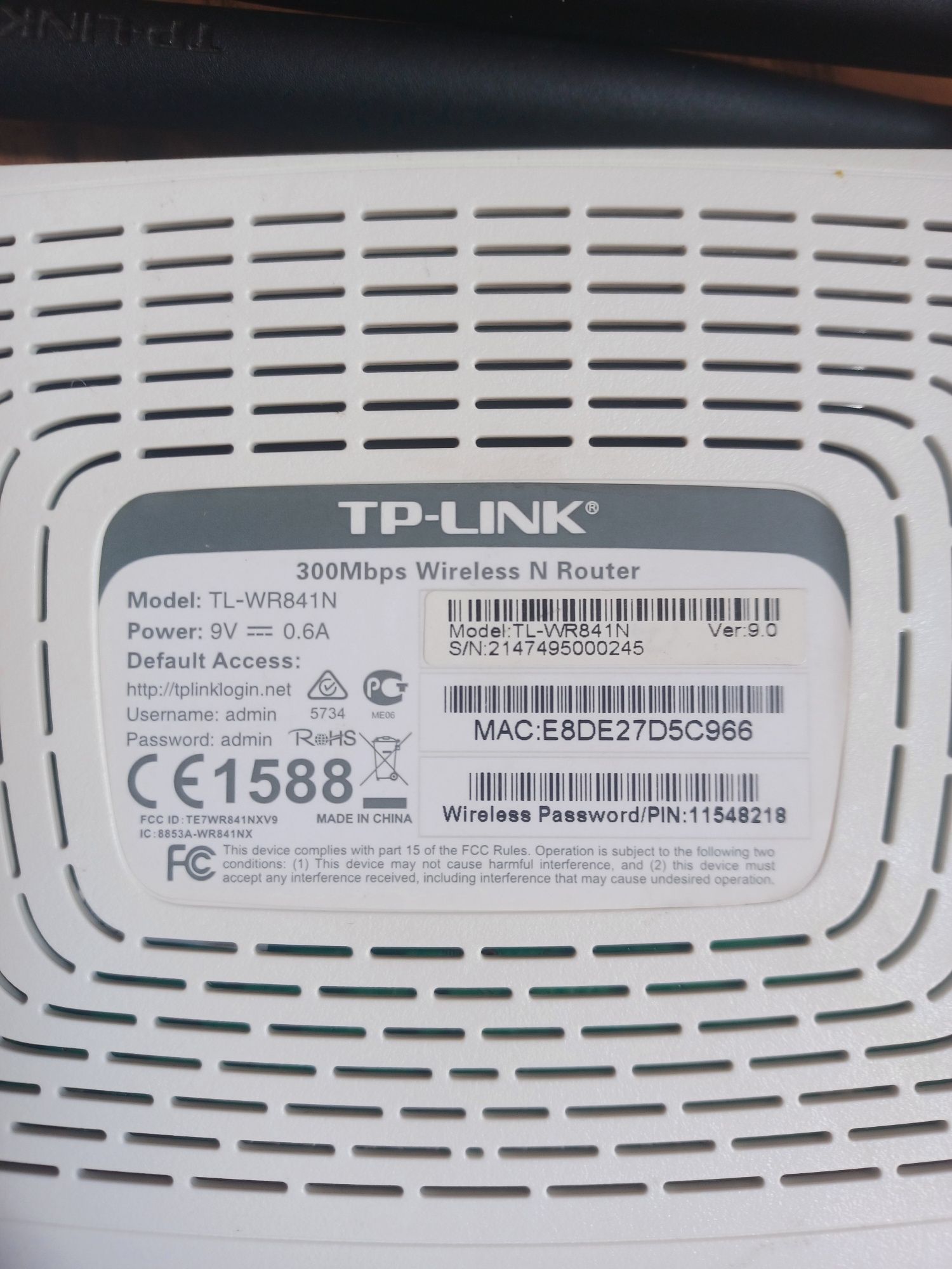Ruter Tp-link TL-WR841N