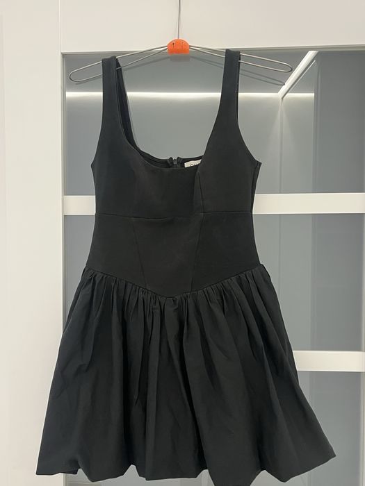 Чорне міні плаття Cher17