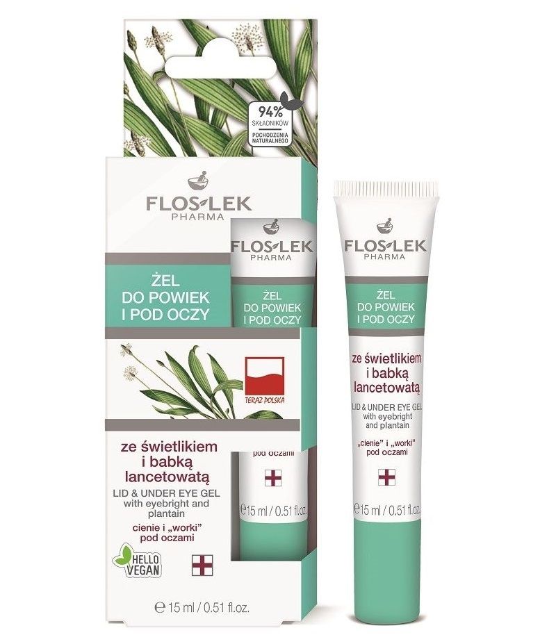 Floslek Żel do powiek i pod oczy ze świetlikiem  15ml