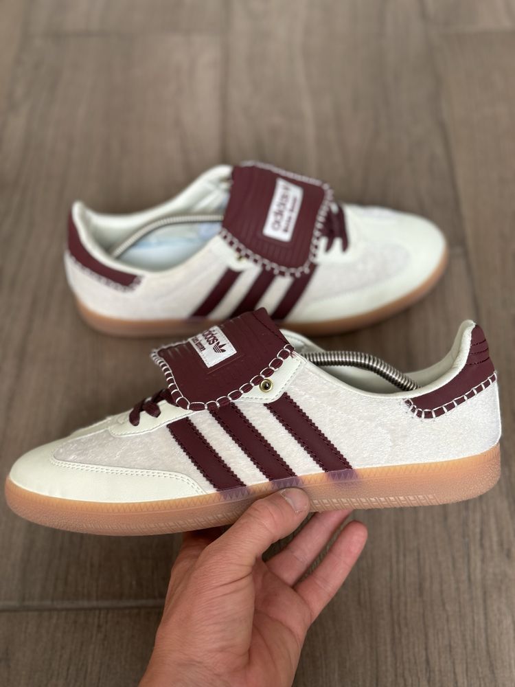 Кроссовки adidas x Wales Bonner Samba Pony Cream White Gum IE0586