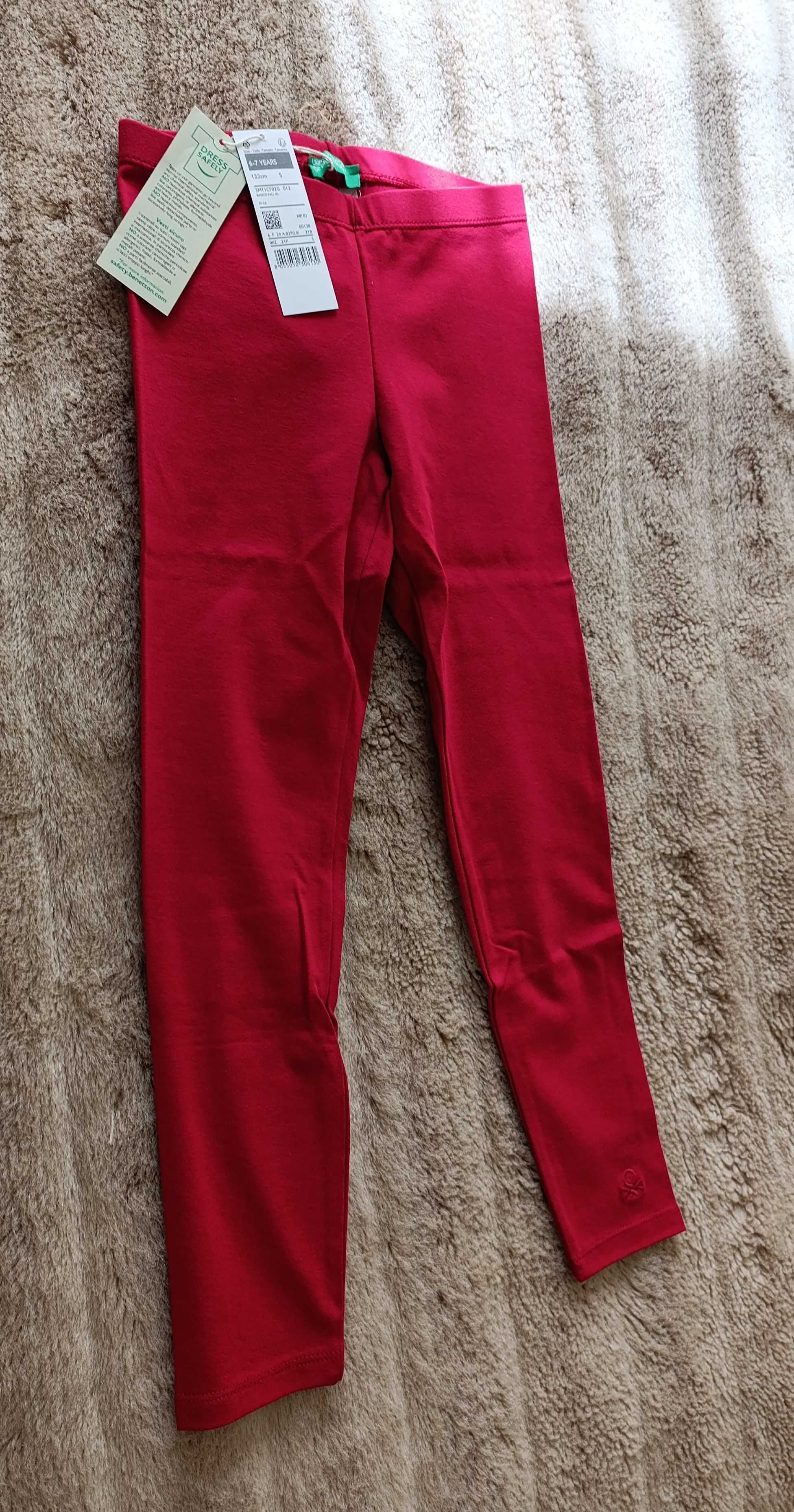 Calças Leggins 100% algodão 6/7 anos Benetton - Novas c/ etiqueta