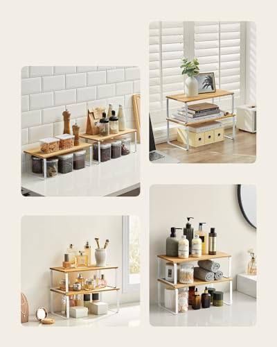 Полички на кухню в шкаф 4 шт в комплекті органайзер на кухню ванну