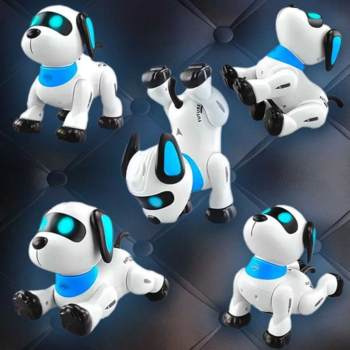 Щенок Тоби! Интерактивная игрушка Собака Робопес Stunt Dog