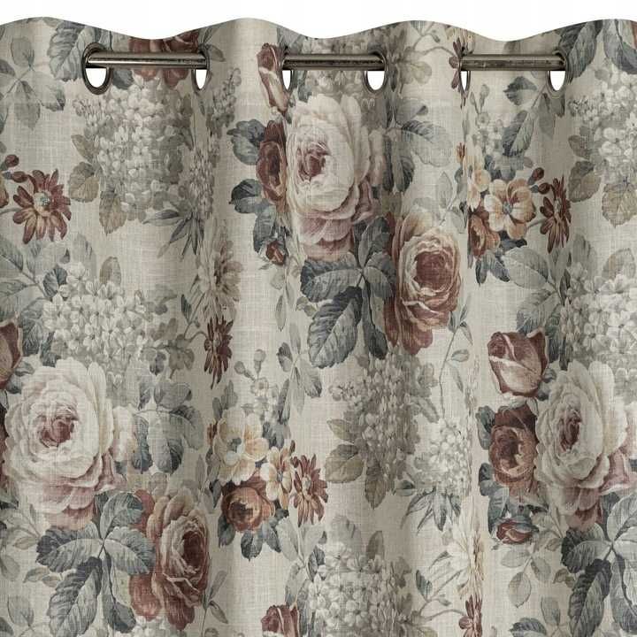 Zasłona gotowa 140x250 cm naturalny