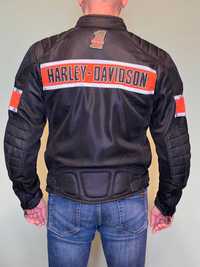 Harley Davidson kurtka letnia, ze wzmocnieniami, oryginał, M, JAK NOWA