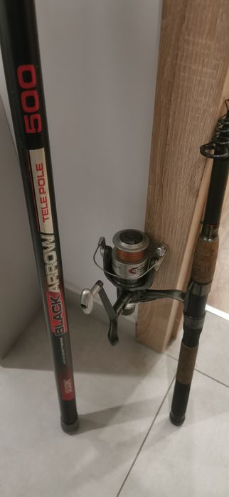 BAT 5m + Wędka + Siatka + Akcesoria