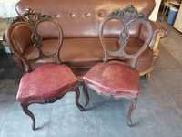Sprzedam dwa stare krzesła ludwikowskie