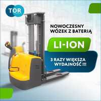 Wózek elektryczny podnośnikowy CDDR15-III 1,5Tx5,6M Li-on bateria