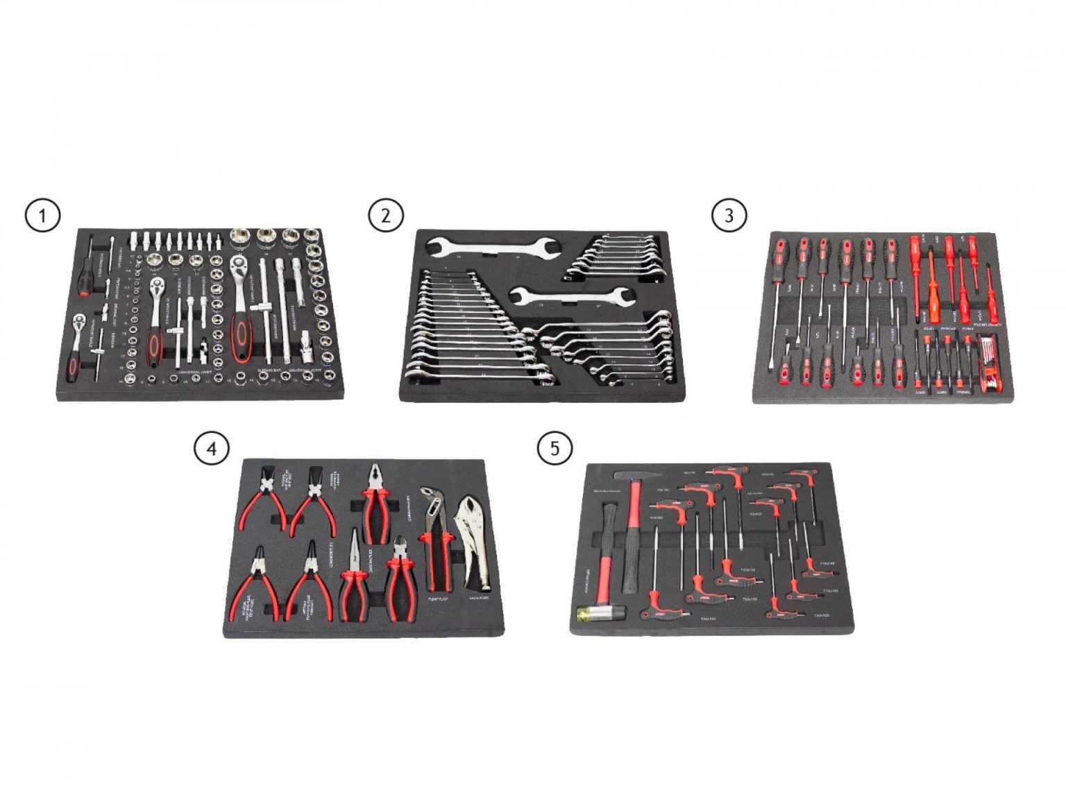 Carro de Ferramentas com 160 peças – Kroftools