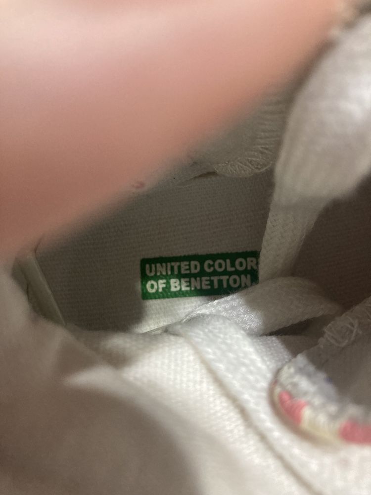 Кеды Benetton, конверты, летние кеды