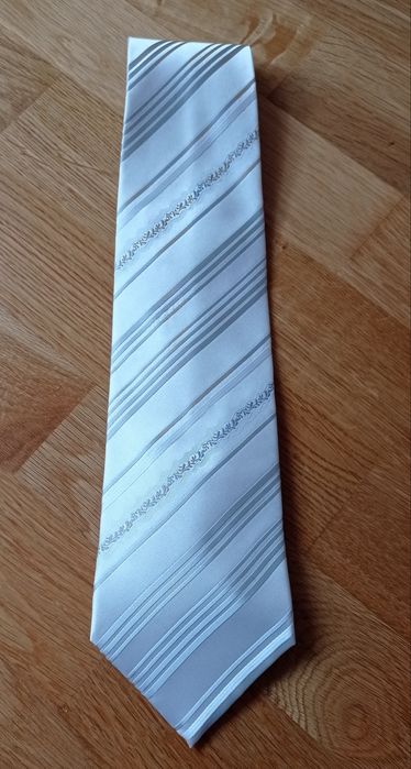 Angelo di Monti jasny krawat ślub wesele poprawiny