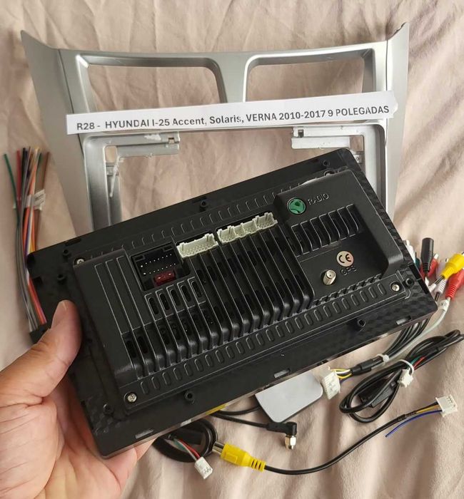 R28 - Auto Rádios HYUNDAI I-25 Accent Solaris VERNA 10 a 17 9`android