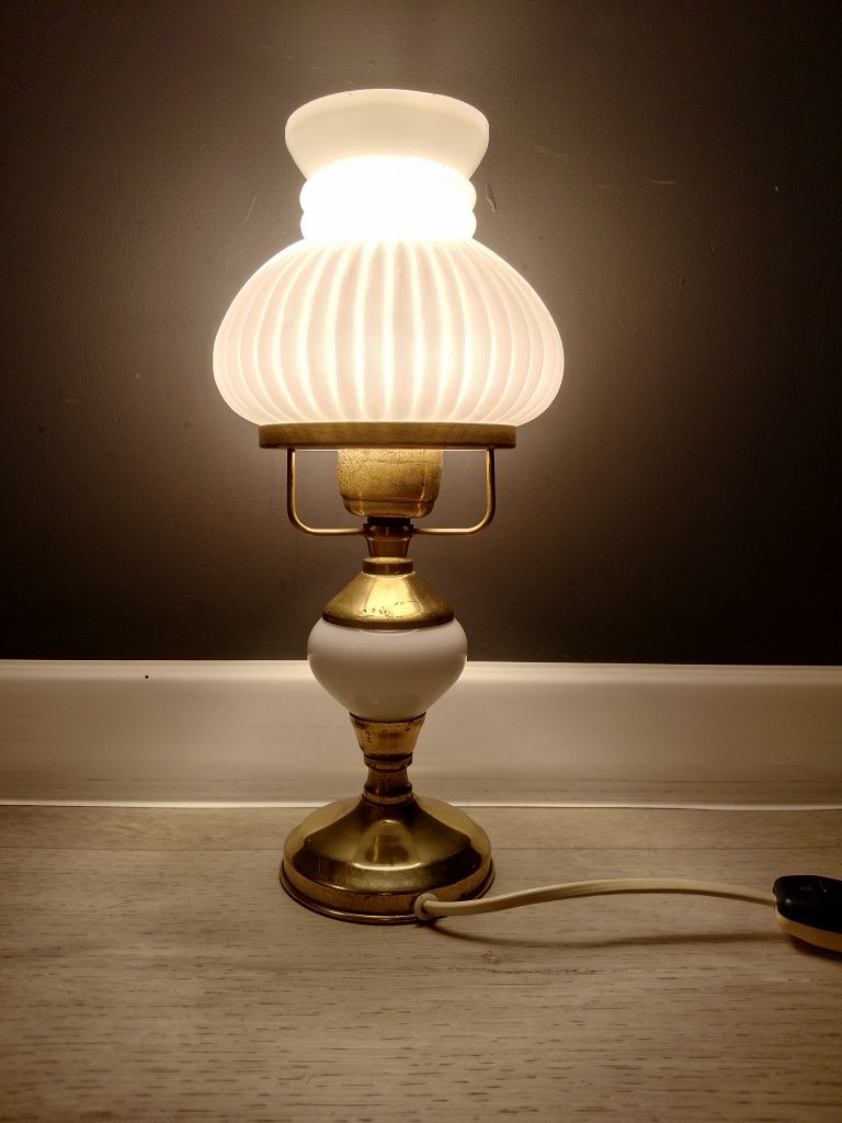 Lampka stołowa PRL POLAM Wieliczka
